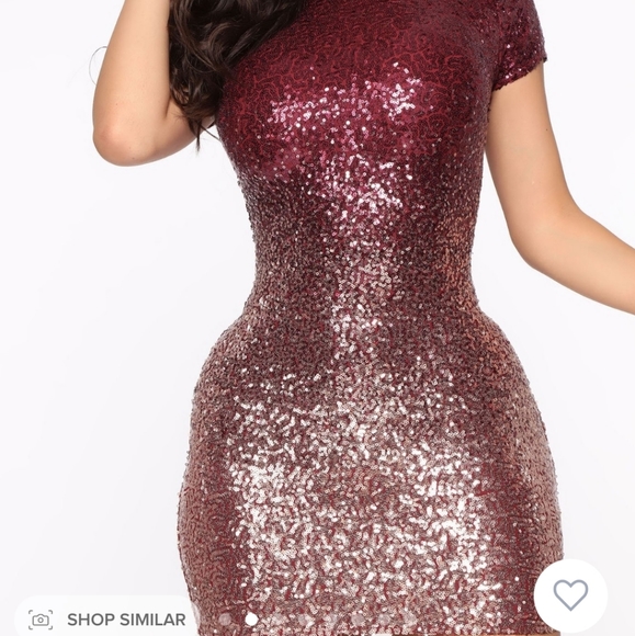 Mini Sequin Dress - Picture 2 of 3
